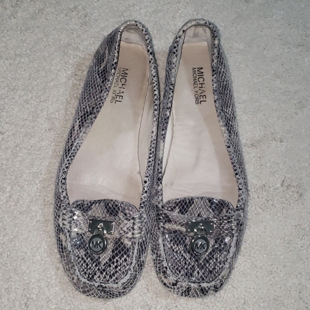 MICHAEL Michael Kors Snakeskin Hamilton Loafer 9M